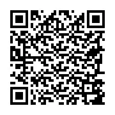 Kode QR untuk nomor Telepon +19797587226