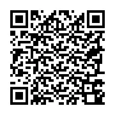 Código QR para número de teléfono +19797740029