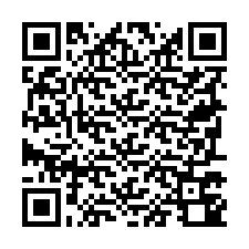 Código QR para número de teléfono +19797740074