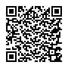 QR Code สำหรับหมายเลขโทรศัพท์ +19797742014