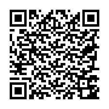 Código QR para número de telefone +19797742189