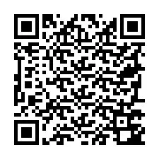 Código QR para número de teléfono +19797742214