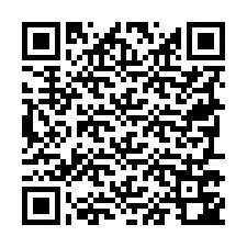 QR Code pour le numéro de téléphone +19797742218