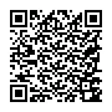 Código QR para número de teléfono +19797742379