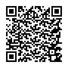 Código QR para número de teléfono +19797742764