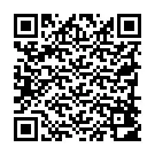 QR-koodi puhelinnumerolle +19798402618