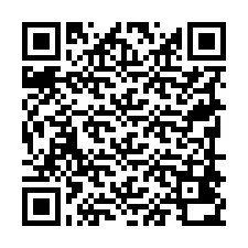 Código QR para número de telefone +19798430060