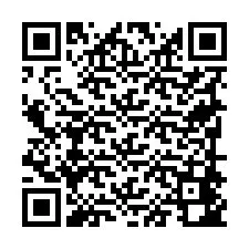 Código QR para número de teléfono +19798442066
