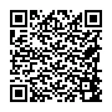 Código QR para número de teléfono +19798442477