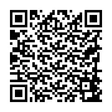 QR-Code für Telefonnummer +19798443415