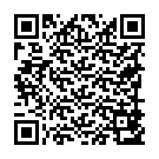 Código QR para número de teléfono +19799853496