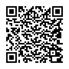 Código QR para número de teléfono +19802000618