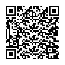 Código QR para número de teléfono +19802001226