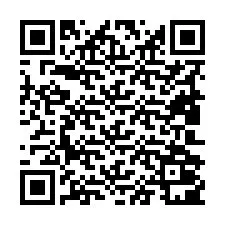 Código QR para número de teléfono +19802001353
