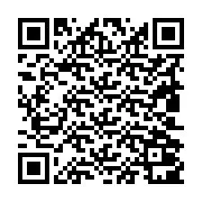 Código QR para número de teléfono +19802001390
