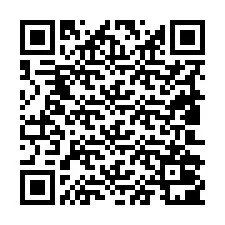 Código QR para número de teléfono +19802001958