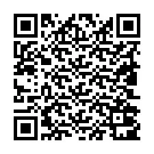 Código QR para número de teléfono +19802001968