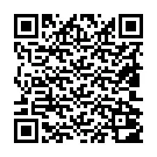 QR Code pour le numéro de téléphone +19802002209