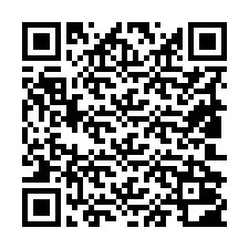 Codice QR per il numero di telefono +19802002219