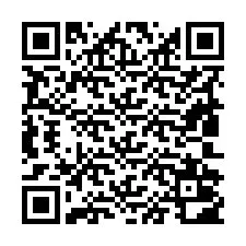 QR Code pour le numéro de téléphone +19802002505