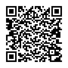 Código QR para número de teléfono +19802002643