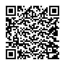 Código QR para número de teléfono +19802002729