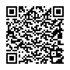 Código QR para número de teléfono +19802002841