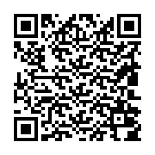 Código QR para número de teléfono +19802004551