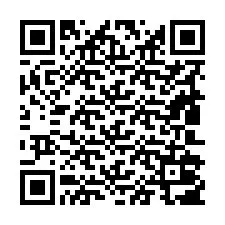 Código QR para número de teléfono +19802007855