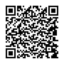 Código QR para número de teléfono +19802086154