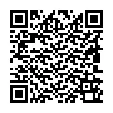 Código QR para número de teléfono +19802160014