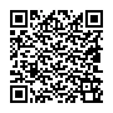 QR Code pour le numéro de téléphone +19802160458