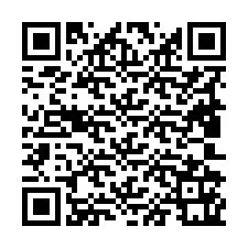 QR код за телефонен номер +19802161102