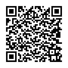 Código QR para número de telefone +19802161134