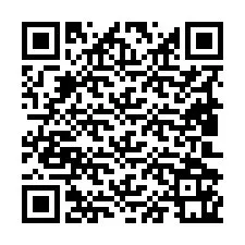 Código QR para número de teléfono +19802161356