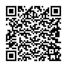 QR-koodi puhelinnumerolle +19802161634