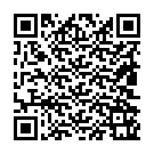 Código QR para número de teléfono +19802161671