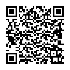 QR-koodi puhelinnumerolle +19802161712