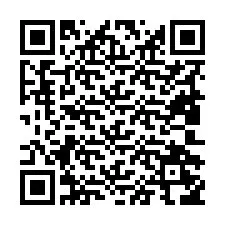 Código QR para número de telefone +19802256703