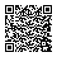 QR-koodi puhelinnumerolle +19802281754