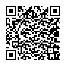 QR-code voor telefoonnummer +19802361859