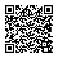 Código QR para número de teléfono +19802560012