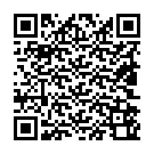 QR-code voor telefoonnummer +19802560029