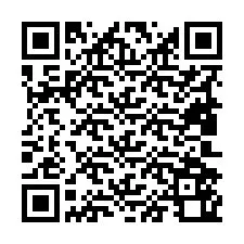 Código QR para número de telefone +19802560343