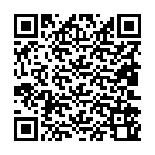 Código QR para número de telefone +19802560853