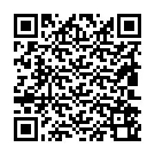 Codice QR per il numero di telefono +19802560951