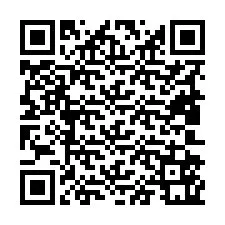 QR-koodi puhelinnumerolle +19802561013