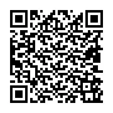 Codice QR per il numero di telefono +19802561087