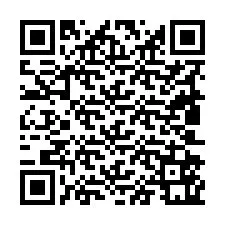 QR код за телефонен номер +19802561094