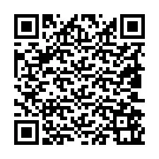 Kode QR untuk nomor Telepon +19802561188